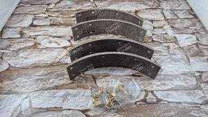 Set of 4 rear brake shoe linings - RENAULT 16 (R16) - 550648CO- thumb-1