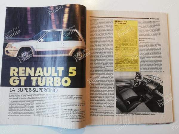 Le Moniteur Automobile - #22 (January 24, 1985) - RENAULT 5 (Supercinq) / Express / Rapid (R5) - #22 - 24 janvier 1985- 2