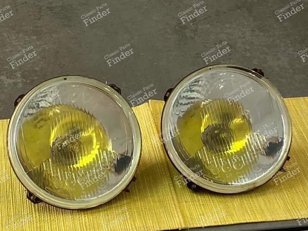 2 Large Cibié Headlights For R8 Gordini, R8S, Caravelle - RENAULT 8 / 10 (R8 / R10) - 1464- 0