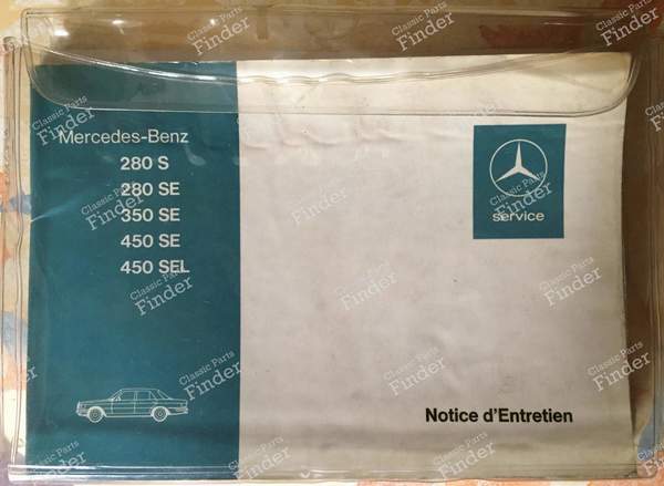 Original pouch - MERCEDES BENZ S (W116) - 1165846196 / 6500 4918- 0