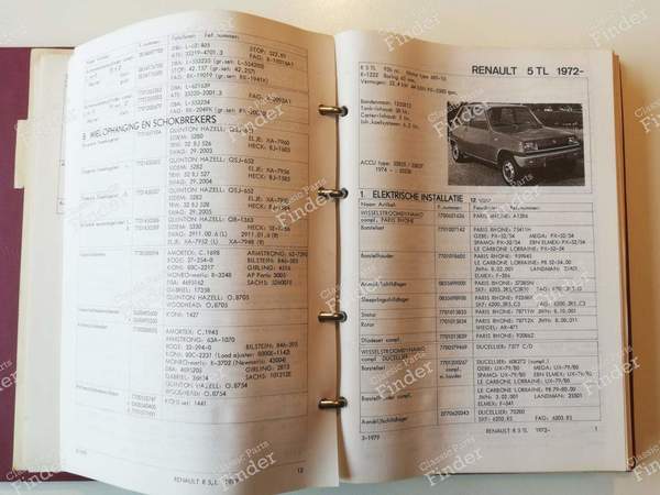 Spare parts manual - RENAULT 4 / 3 / F (R4) - 2