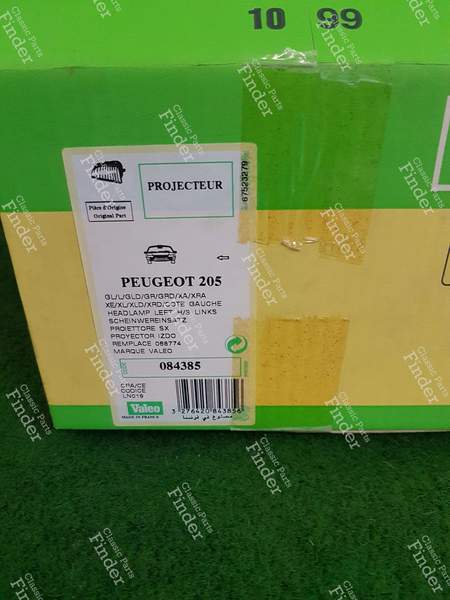 Scheinwerferoptik vorne links Peugeot 205 - PEUGEOT 205 - 084385- 1