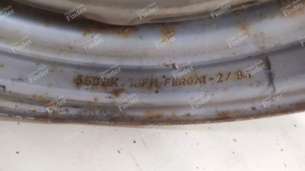 Jantes Fergat 13 pouces - RENAULT 5 / 7 (R5 / Siete) - 5.50BKx13FH- 7