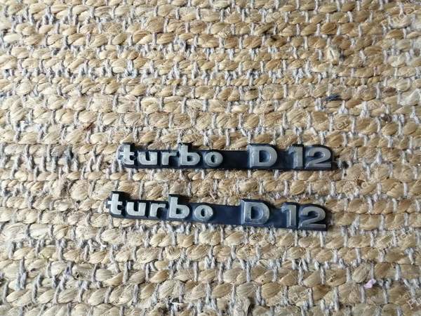 Pair of logos on front fenders - CITROËN XM 