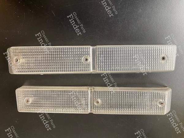 Set de 2 cabochons clignotant/veilleuse avant droite + gauche - RENAULT 16 (R16) - 11 200 -  Ref. Renault: 7701016994 (D)  / 7701016992 (G)- 3