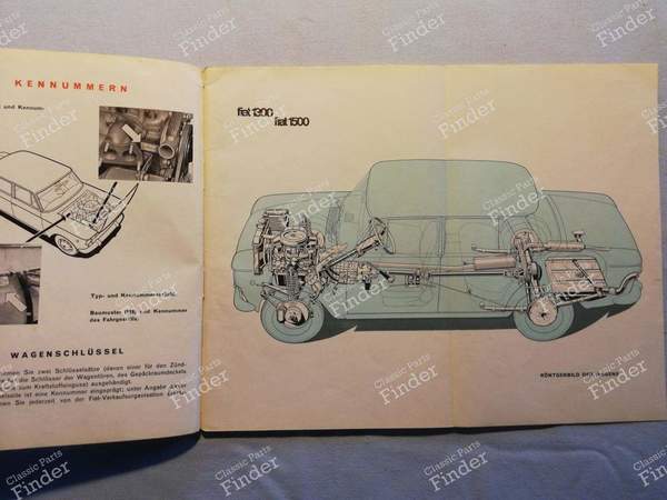 Bordbuch - FIAT 1300 / 1500 - 300-1160- 2