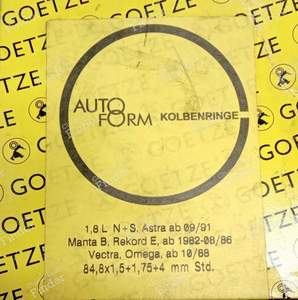 1 set of rings for 4 cylinders, bore 84.8mm - OPEL Manta (B)