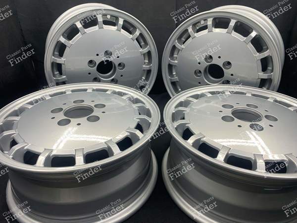 Original 'Gullideckel' Leichtmetallfelgen 6.5Jx15 ET48 - MERCEDES BENZ E (W124) - 1244010802- 0