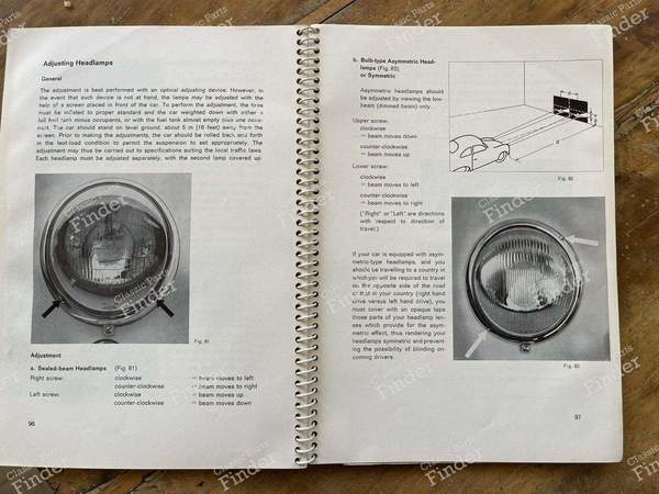 Manuel d'utilisation PORSCHE 356 C USA - PORSCHE 356 - W31e- 7