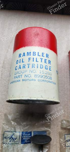 Satz von 2 Ventilen + Ölfilter - RAMBLER-RENAULT Classic - 3157641 / 8990508- 3