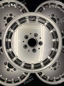 Original 'Sportline Gullideckel' Leichtmetallfelgen 7Jx15 ET41 - MERCEDES BENZ E (W124) - 1244010902- thumb-2