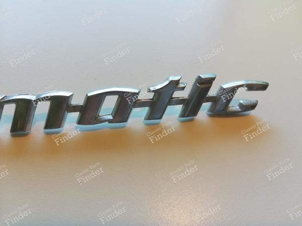 Automatic' trunk sign - VOLKSWAGEN (VW) 1500 / 1600 (Typ 3) - 083111003- 3