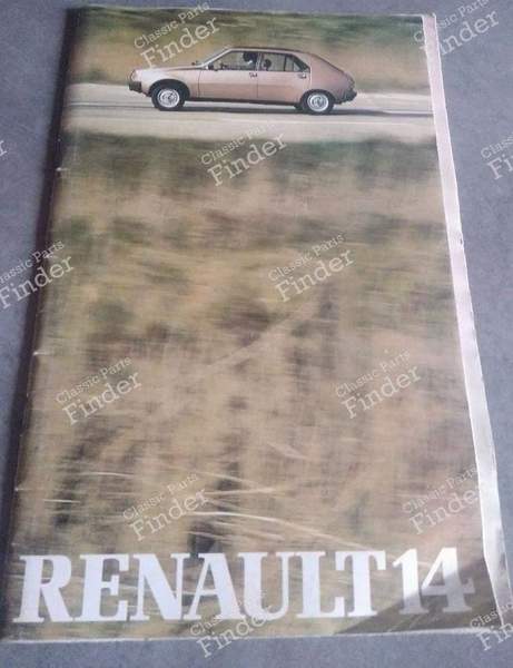 Oldtimer-Werbung R14 Phase 2 - RENAULT 14 (R14) - 10.106.14- 1