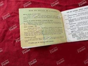 Genuine car radio Owner's manual - CITROËN DS / ID - Radioën S191- thumb-4