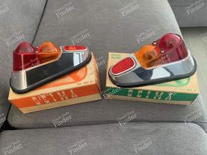 Chrome taillights - R4 and Alpine cabriolet - RENAULT 4 / 3 / F (R4) - 605- thumb-2