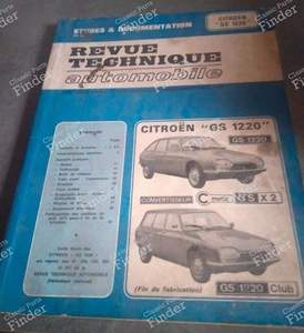 RTA for GS 1220 Sedan and Estate - CITROËN GS / GSA