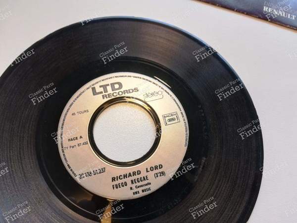 Fuego launch souvenir disc - RENAULT Fuego - 2C 108-01.237- 7