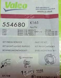 Rear brake kit Fiat Bravo/Brava serie I 1,4 1,9D without ABS, serie II 80 without ABS - FIAT Bravo / Brava - K165- thumb-4