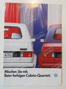 Flyer Golf Cabriolet Quartett - VOLKSWAGEN (VW) Golf I / Rabbit / Caddy / Jetta - 606/1190.29.00- thumb-0