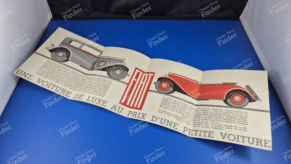 Leaflet advertising brochure - FIAT 508 Balilla - 6CV- 1