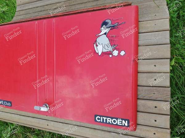 Trunk door 2CV6 Club red - CITROËN 2CV - 2