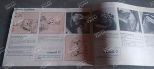 Handbuch - RENAULT 5 / 7 (R5 / Siete) - 77 01 449 571 / NE 409 80 12 81- thumb-1