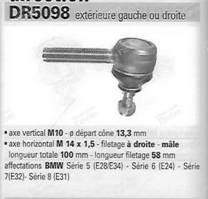 Kugelgelenkpaar für Serie 5, 6, 7, 8 - BMW 5 (E34) - QR2234S- thumb-3