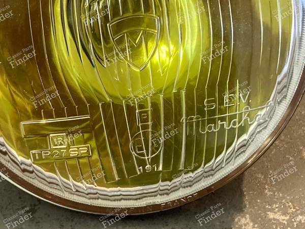 2 Optiken "Marchal" für Mittelscheinwerfer A 110 (oder andere) - ALPINE A110 - 61263903 /- 2