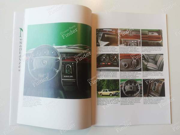 Brochure commerciale versions 6 cylindres - MERCEDES BENZ S (W116) - 1478/0001/1972- 3