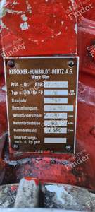 Industrial engine VW - VOLKSWAGEN (VW) Käfer / Beetle / Coccinelle / Escarabajo - Typ: 122 / ABE: 10079- thumb-1