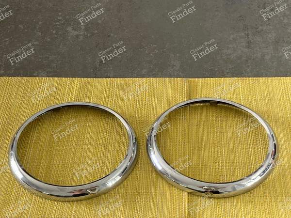 Grands cerclages pour gros phares pour Renault R8 Gordini, R8S - RENAULT 8 / 10 (R8 / R10) - 0