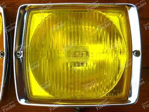 Pair of Classic Bosch 4583 Rectangular Yellow Fog lamps - MERCEDES BENZ SL (R107) - 4583- thumb-2