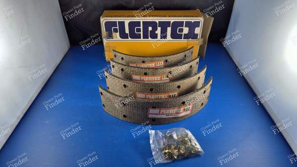 Set of 4 rear brake shoe linings - RENAULT 14 (R14) - 520705- 0