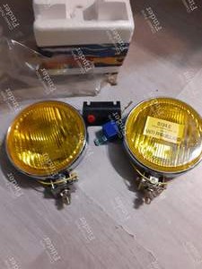 Nebelscheinwerfersatz gelb - RENAULT 8 / 10 (R8 / R10) - 0734c- thumb-1