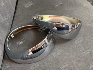 Chrome headlight bezels with visors - CITROËN DS / ID - 1066- thumb-5