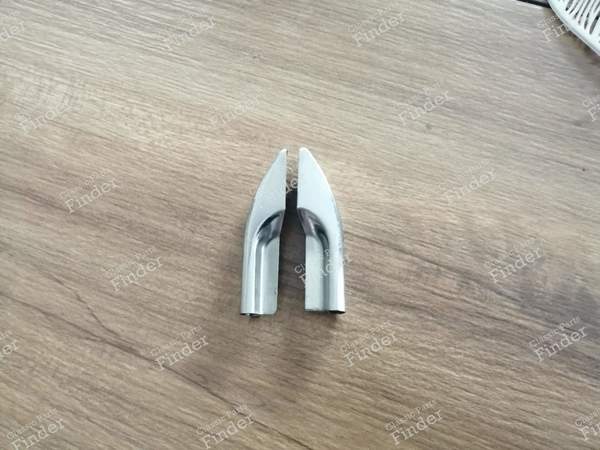 Paire d'embouts de finition chromé pour gouttières - CITROËN CX - 0