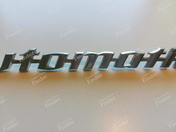 Automatic' trunk sign - VOLKSWAGEN (VW) 1500 / 1600 (Typ 3) - 083111003- 2