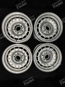Original Barockräder 'Fuschsfelgen' - 6.5Jx14 ET30 - MERCEDES BENZ S (W126) - 1264002102- thumb-1