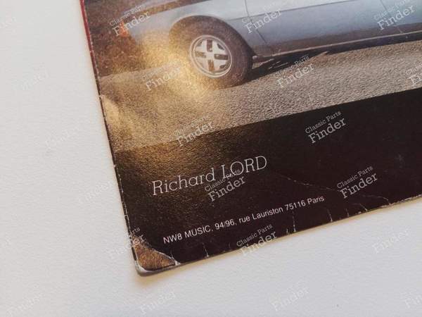 Fuego launch souvenir disc - RENAULT Fuego - 2C 108-01.237- 2