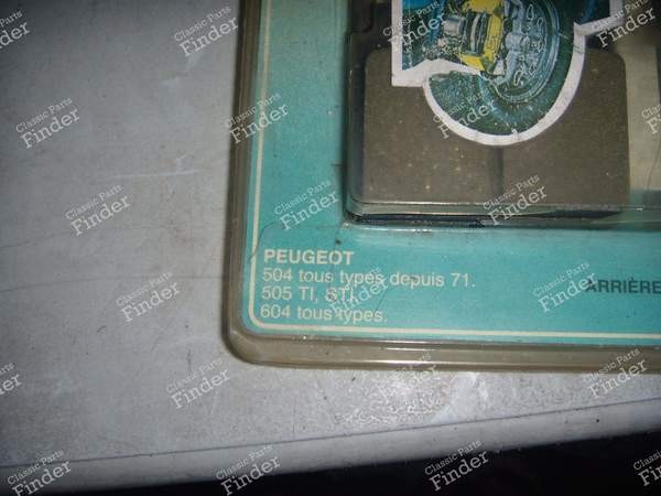 Plaquettes de frein arrières 504, 505, 604 - PEUGEOT 504 - B314695- 1