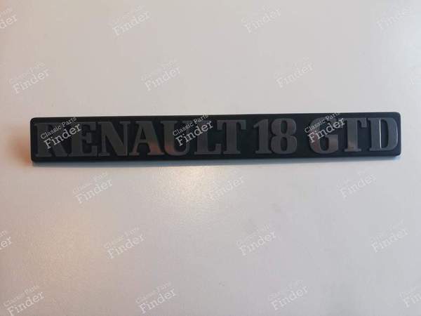 Kürzel für Kofferraum oder Heckklappe - RENAULT 18 (R18) - 7700702609- 0