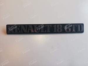 Kürzel für Kofferraum oder Heckklappe für RENAULT 18 (R18)