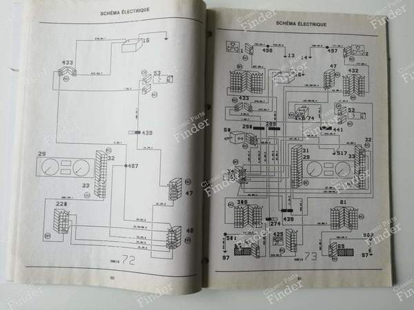 Schémas électriques - N.T. 8018 - RENAULT 21 (R21) - 7711079864- 4