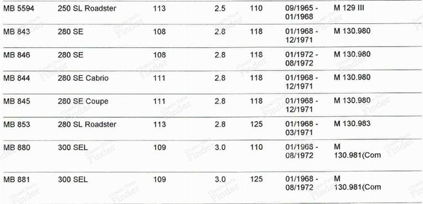 Cold start injector - MERCEDES BENZ SL (W113) (Pagode) - 0330106001- 1