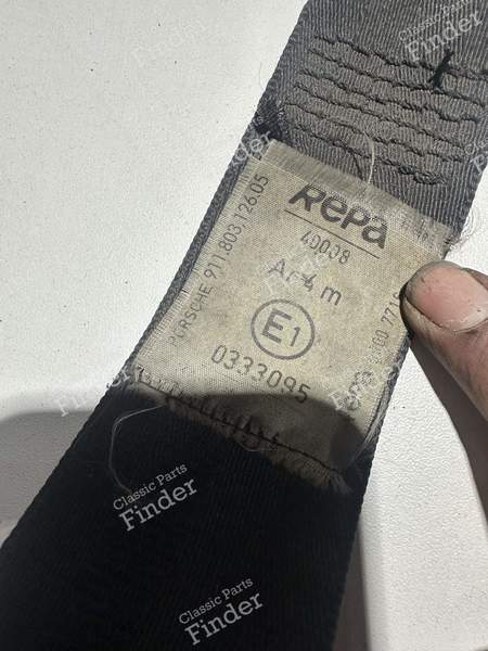 Ceintures arrière - PORSCHE 911 / 912 E (G Modell) - 91180312605- 1