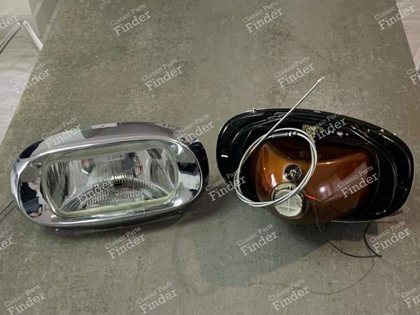 Komplettes Scheinwerferpaar - CITROËN Ami 6 / Dynam - 14511- 1