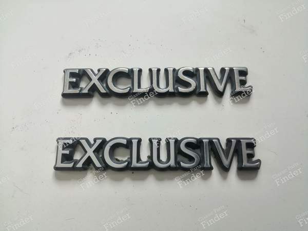 Logo-Paar in 'Exclusive'-Finish - CITROËN XM 