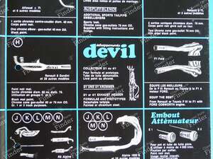 "Devil" Racing Flame Tube for the 1600S and Gordini - ALPINE A110 - 206P3- thumb-2