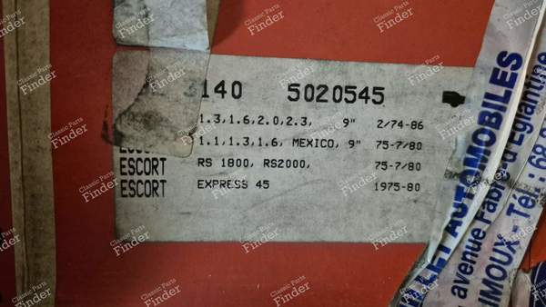 Satz von 4 Bremsbacken für die Hinterradbremse - FORD Escort (MK1) - 5020545- 3