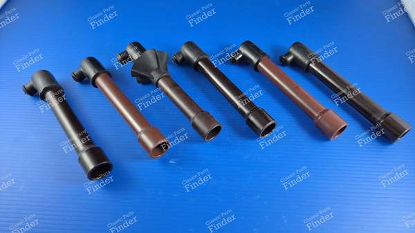 Jeu de 6 tubes connecteurs de bougie BERU 6/3 - PORSCHE 911 / 912 (901) - 6/3- 6